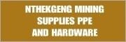 Nthekgeng Mining Supplies Ppe And Hardware Cc
