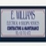 E Williams Electrical & Building Services (Pty) Ltd
