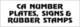 C A Number Plates Signs & Rubber Stamps
