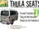 Thula Seats shuttle and transfers