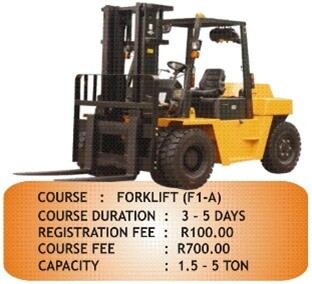 Forklift Training in Pretoria 0127713972