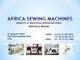 Africa sewing machines
