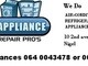 DDD Appliance Repairs and Spares