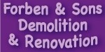Forben & Sons Demolition & Renovation