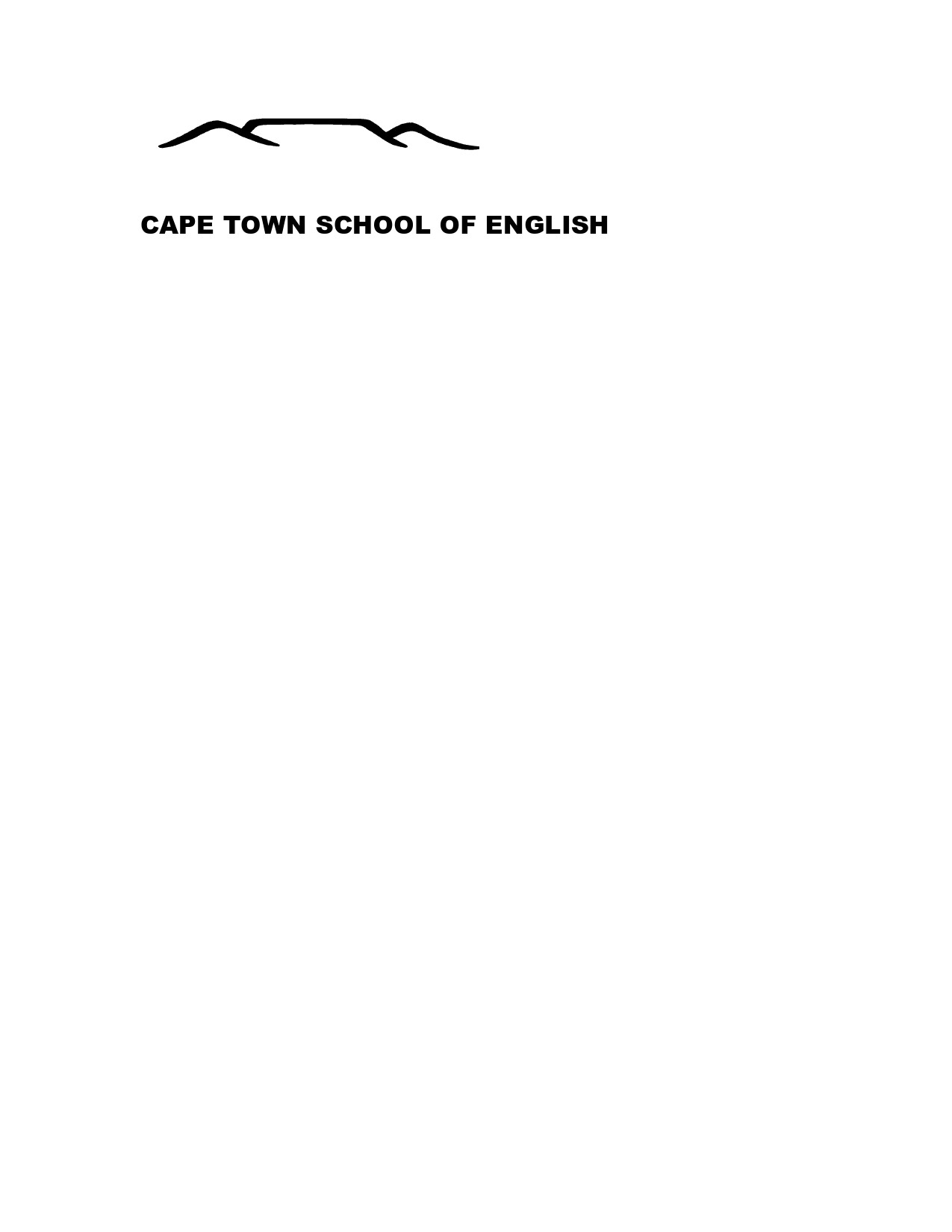 Cape Town School Of English & T E F L Training Institute