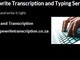 Typewrite Transcription and Typing Services CC