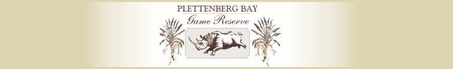 Plettenberg Bay Game Reserve