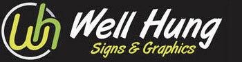 Well Hung Signs