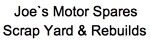 Joe's Motor Spares Scrapyard & Rebuilds