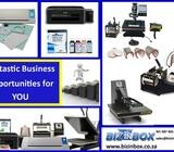 Heat presses, vinyl cutters and sublimation printers for starting own business