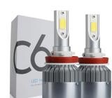 C6 LED Headlight Kit H8/H9/H11 - 2cord LED Head Light Kit