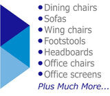 Chair Repairs, Trimmers, Upholstery work done, recover, frames, Patches, Reforming, Leather work, Tr