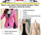 Tailoring alterations • Restyling alterations • Resizing alterations • Repairing alterations