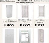 Quality and affordable pre built cupboards/wardrobes
